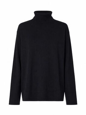 TSE Black Cashmere Turtleneck Sweater